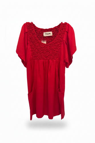 CLAN63-CLAUDE-VICKA DRESS LINEN-S5250