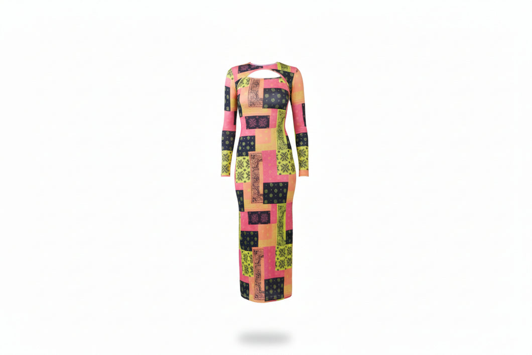 ANYU17-ANNAISS YUCRA-BANDANA DRESS W BOLERO - S6800