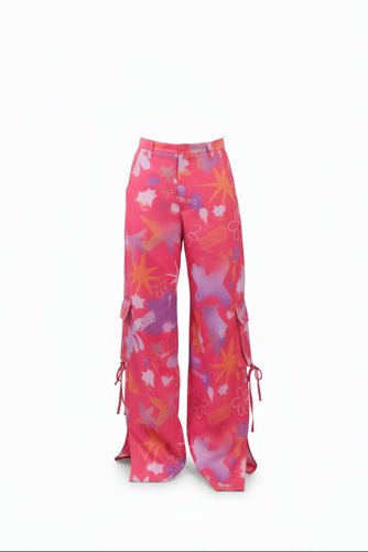 ANYU19-ANNAISS YUCRA-GRAFFITI CARGO PANTS- S3500