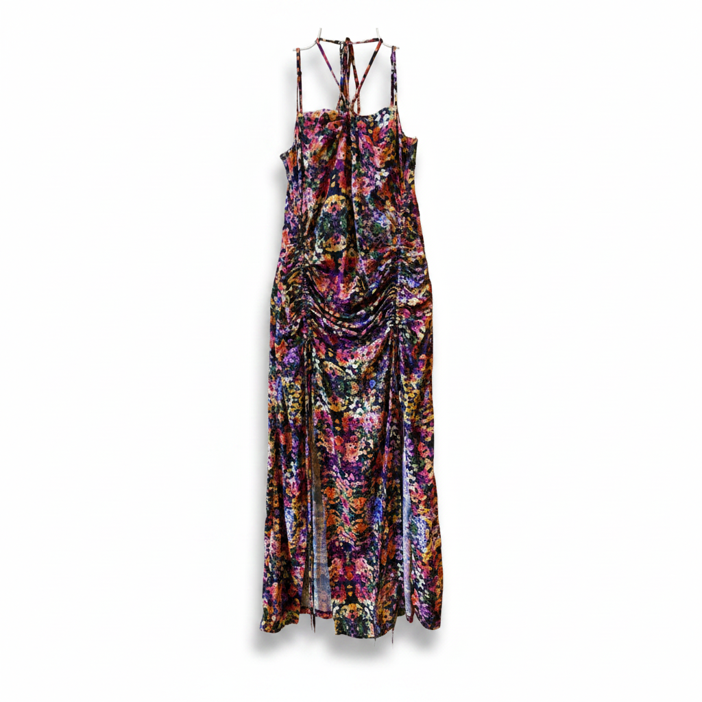 OLM18- OLMOS Y FLORES- VESTIDO PANIC FLORES-S5850