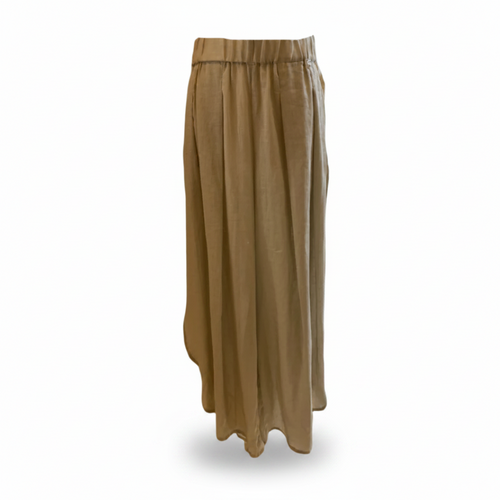 ALER17-ALEJANDRA RAW-#12 JUNI JI PANTALON RESORTE ALGODON  LINO -S3200