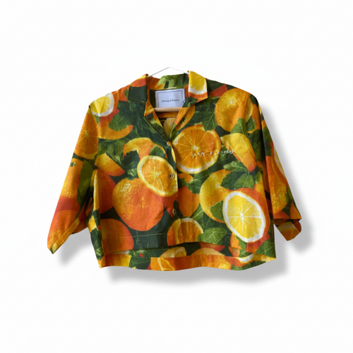 OLM05- OLMOS Y FLORES- CROP NARANJAS BORDADO