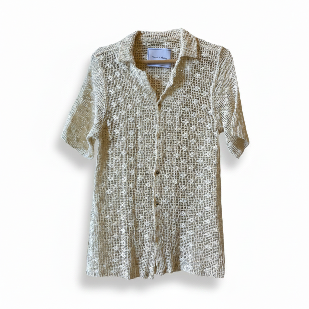 OLM07- OLMOS Y FLORES- CAMISA CROCHET