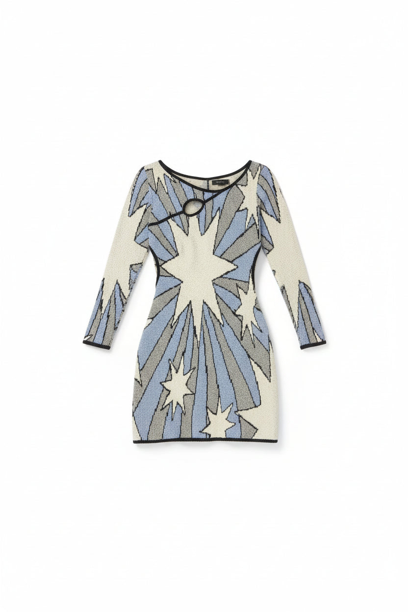 ANYU07-ANNAISS YUCRA-STARSHIP CLOUD MINI DRESS-S5000