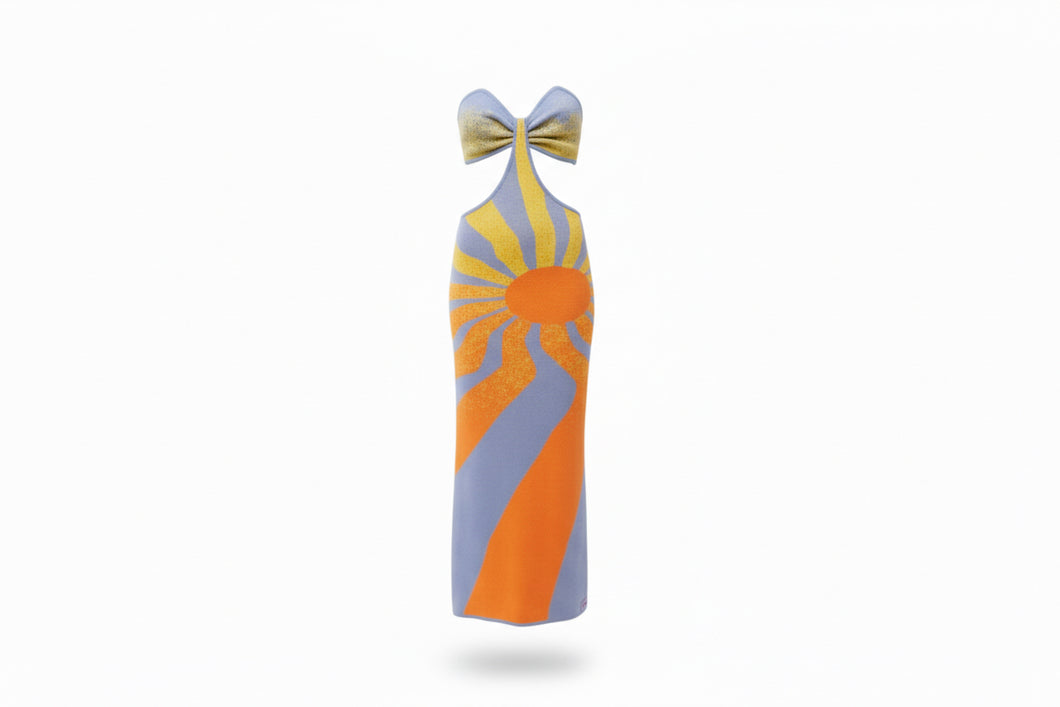 ANYU25-ANNAISS YUCRA- SUNSHINE CUT-OUT DRESS -S5500