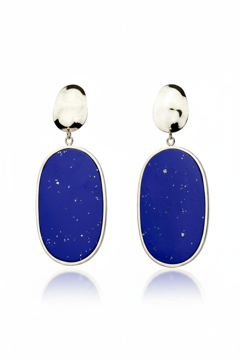 FELN09-FELINA-OVERSIZE OVAL EARRINGS-S7900