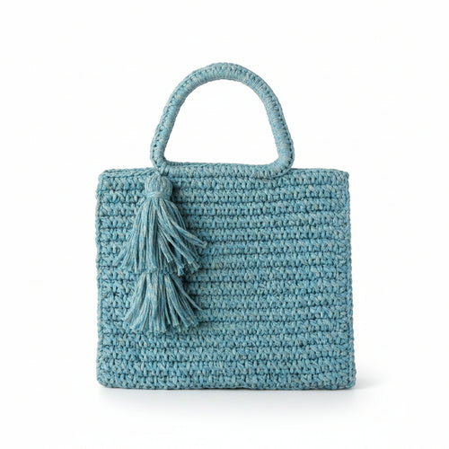 BINN07-BINGE KNITTING-TASSEL TOTE-S2250